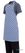 Whites halterschort blauw-wit geblokt | A554 4