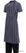 Whites halterschort blauw-wit gestreept extra lang | A662 4