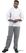 Whites Vegas unisex koksbroek zwart-wit geruit XS | DL712-XS 4