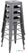 Bolero Stalen Bistro Barkruk Grijs (4 Stuks) - Bolero DM934 7