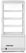 Gekoelde display kast | wit | 78L-97cm(h) l anti-condens | Arktic 233641
