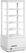 Gekoelde display kast | wit | 98L-112cm(h) l anti-condens | Arktic 233665 2