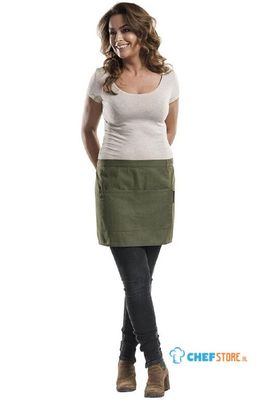 Chaud Devant Base Green Denim Schort Maat W80 - L40 cm - BA033