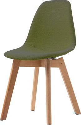 Feros 505F159552 Keeve - Stoel met stapelbaar frame - Gestoffeerde kuip