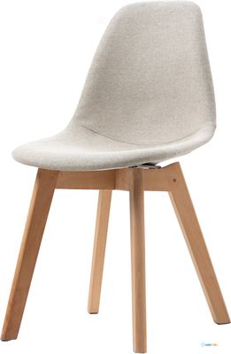 Feros 505F159592 Keeve - Stoel met stapelbaar frame - Gestoffeerde kuip