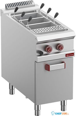 Pastakoker Op Gas - 1 Kuip GN 1/1 - 40 Liter - Op Gesloten Kast (zonder Manden) - Diamond G9/CPA4-N 1