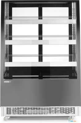 Koelvitrine 500L-144cm(h) | 3 schuine schappen | Wielen | Arktic 233443