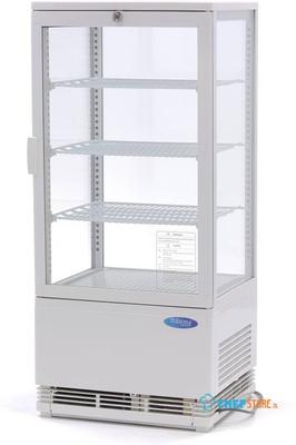 Maxima Mini Koelvitrine - 78 L - 43 cm - Wit - 09400805