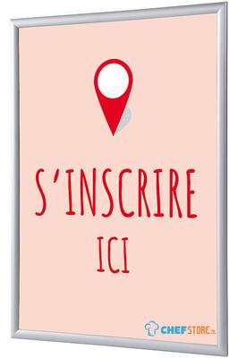 Syna Kliklijst A4 Complete Set hier Melden Rood Frans - KRA4G25LPPI586