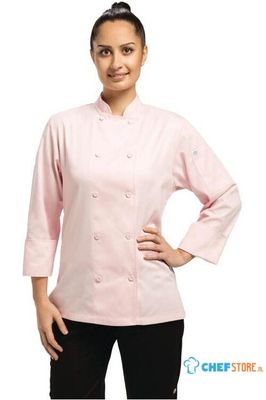 Chef Works Marbella Executive dames koksbuis roze XL | B139-XL