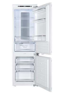 Frilec Inbouw Koel Vriescombinatie / Deur op Deur / Netto 177 + 64 Liter / LED Verlichting / Vers Zone / Max. 41 DB(A) / No Frost 1