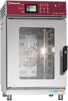 Diamond Elektrische oven stoom/convectieoven, 7x GN1/1 Touch Screen  + Auto-Cleaning | FVS-711/TS 1