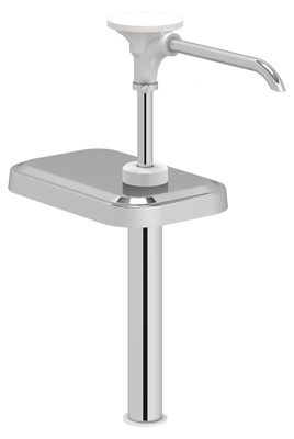 Kalando Losse RVS Dispenser met Witte Drukknopbediening 1 9 Liter met Deksel - 503.146 1