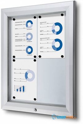 Syna Vergrendelbaar Notitiebord Outdoor 4x A4 - SCT4XA4PH