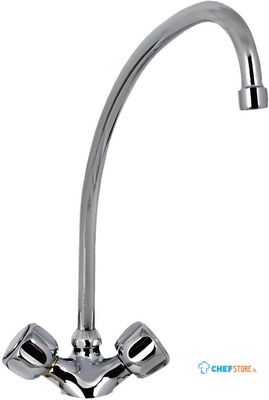 Monobloc mengkraan met draaiknoppen en kraan van 20cm | DY370