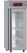 Diamond ID70/R9H-G Koelkast geventileerd 700 liter, 1 glazen deur (GN 2/1), op wielen