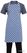 Whites halterschort blauw-wit geblokt | A554 3