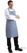 Whites halterschort blauw-wit geblokt | A554 8
