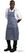 Whites waterdicht schort blauw-wit gestreept | A580 7