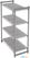 Cambro stelling 183cm hoog 4 schappen - 46cm diep | GH617