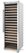 Polar G-Serie Enkel Zone Wijnkoelkast RVS 192 Flessen - GM889