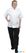 Whites Chefs Clothing SA823 Whites Boston Unisex Koksjas Wit L (5 stuks) 8
