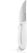 Hendi Universeelmes kort 90 mm wit PP heft |842256