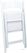 Opklapstoel Bruiloften - Wit/Wit - VEBA 50220 4