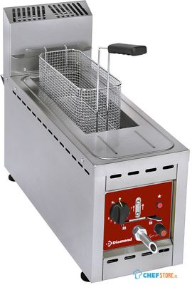 Gas Friteuse 1 Kuip 8Lit- Top- | Diamond | FSM-8GT/S 1