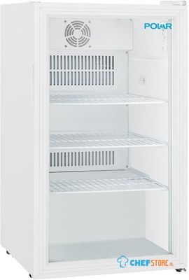 PC011 Polar C Series onderbouw displaykoelkast wit 90L