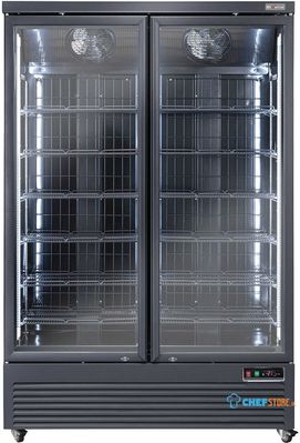 Diverso By Diamond Verticale Vrieskastvitrine, 1084 Liter - ZWART - WR-NV99-2B 1