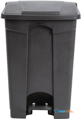 Jantex keuken pedaalemmer zwart 45ltr | CW722