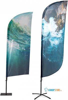Syna Beach Flag Alu Wind 205 cm Totale Hoogte - BFAW205
