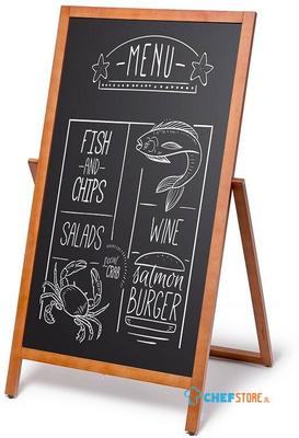 Syna Houten A-Board Flip 55x105 cm Lichtbruin - ZPCHFLB55X105