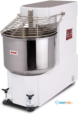 Diamond Spiraalkneder 85 liters, 2 snelheden, - Automatisch, digitaal, 2 wielen en 2 cilinders | DH80B/T2V 1