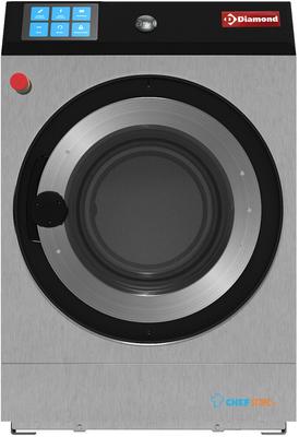 Diamond DLW11-TS/N Wasmachine met super centrifugering, 11 kg "RVS"