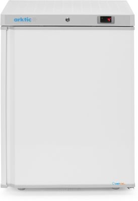 HENDI 236000 Budget Line koelkast in een wit gespoten stalen behuizing, , Budget Line, Wit, 230V/124W, 598x623x(H)838mm