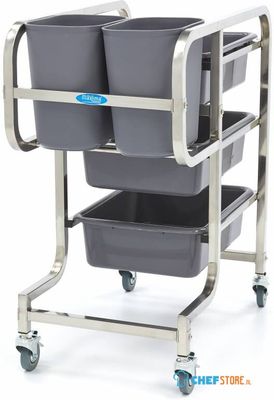 Maxima Afruimwagen - incl. 5 Bakken - 09300544