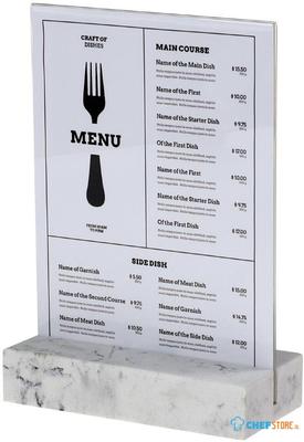 Europel Bordenhouder A5 Polystone Wit - HU460