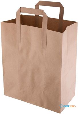 Fiesta Recyclable JA528 Fiesta Recycleerbare Platte Handvatten Bruine Papieren Tassen Medium (250 stuks)