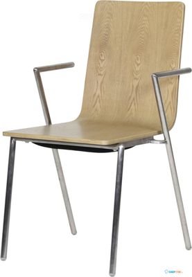 151586 Fortis - Stapelbare conferentie armstoel