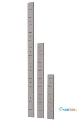 Montage Strip tbv wandplank | 100 hoog | Combisteel | 7455.0550 1