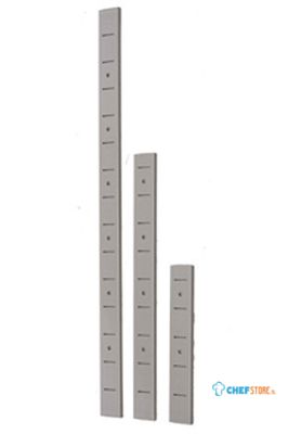 Montage Strip tbv wandplank | 100 hoog | Combisteel | 7455.0550 1