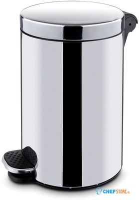 HENDI 691311 Ronde pedaalemmer met binnenemmer, , 5L, Diameter ⌀ 21 cm - Hoogte 28 cm