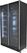 Koelkast 2 Glasdeuren Zwart, Combisteel 7526.0010 8
