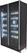 Koelkast 2 Glasdeuren Zwart, Combisteel 7526.0010 9