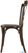 Bolero Manhattan Cross-Back Harsstoelen Donker Hout Effect (Set van 4) - HW281 2