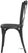 Bolero Manhattan Cross-Back Kunststof Stoelen Zwart (Set van 4) - HW283 2