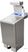SARO RVS Afvalbak met Hydraulische Klep Modellen APOLLO 60 Ltr 2