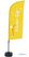 Syna Beach Flag Alu Wind Complete Set Verse Sap Duits ECO Printmateriaal - BFAW310-WT21-I100ECO